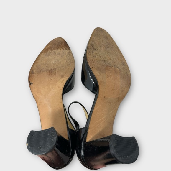 Charles David Patent Leather Mary Jane Block Heels Black Size 7 - Picture 4 of 8